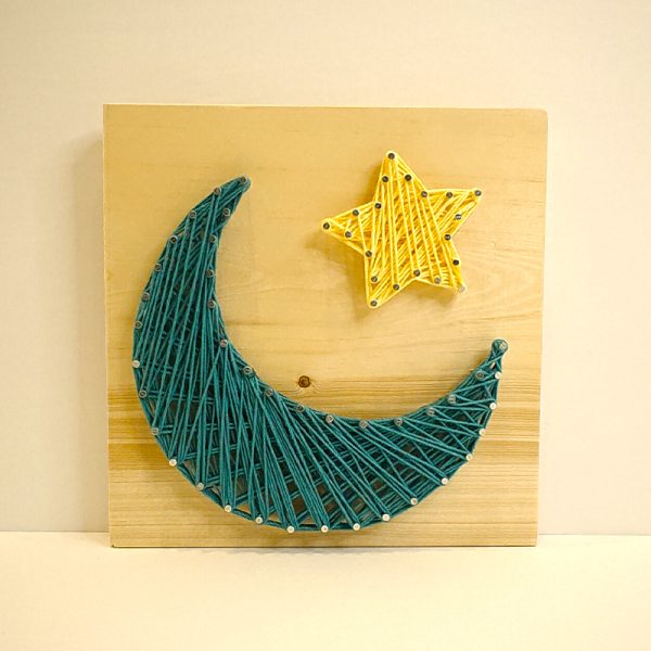 Crescent Star | String Art Kit